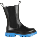Chelsea boot whit blue sole