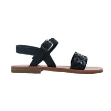 Load image into Gallery viewer, Sandals in black leather
