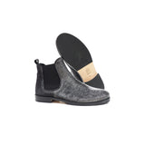chelsea boot in black lurex