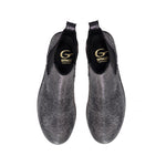 chelsea boot in black lurex