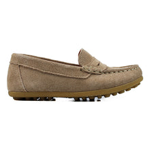 Carica l&#39;immagine nel visualizzatore di Gallery, Penny loafers in grey velour
