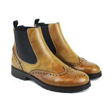Carica l&#39;immagine nel visualizzatore di Gallery, Chelsea boot in Senape PullUp leather
