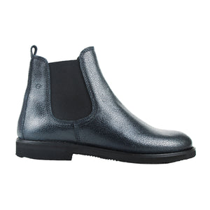 Chelsea boot in Blue grain leather