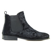 Load image into Gallery viewer, Chelsea Boots in Black Velvet
