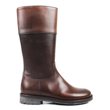 Carica l&#39;immagine nel visualizzatore di Gallery, Rain Boots in dark brown handmade colored calf
