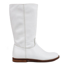 Load image into Gallery viewer, Ankle boot in white nappa leather
