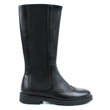Load image into Gallery viewer, High-top Chelsea Boots in black leather
