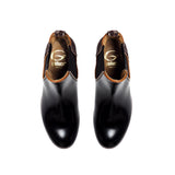 chelsea boots in animalier effect