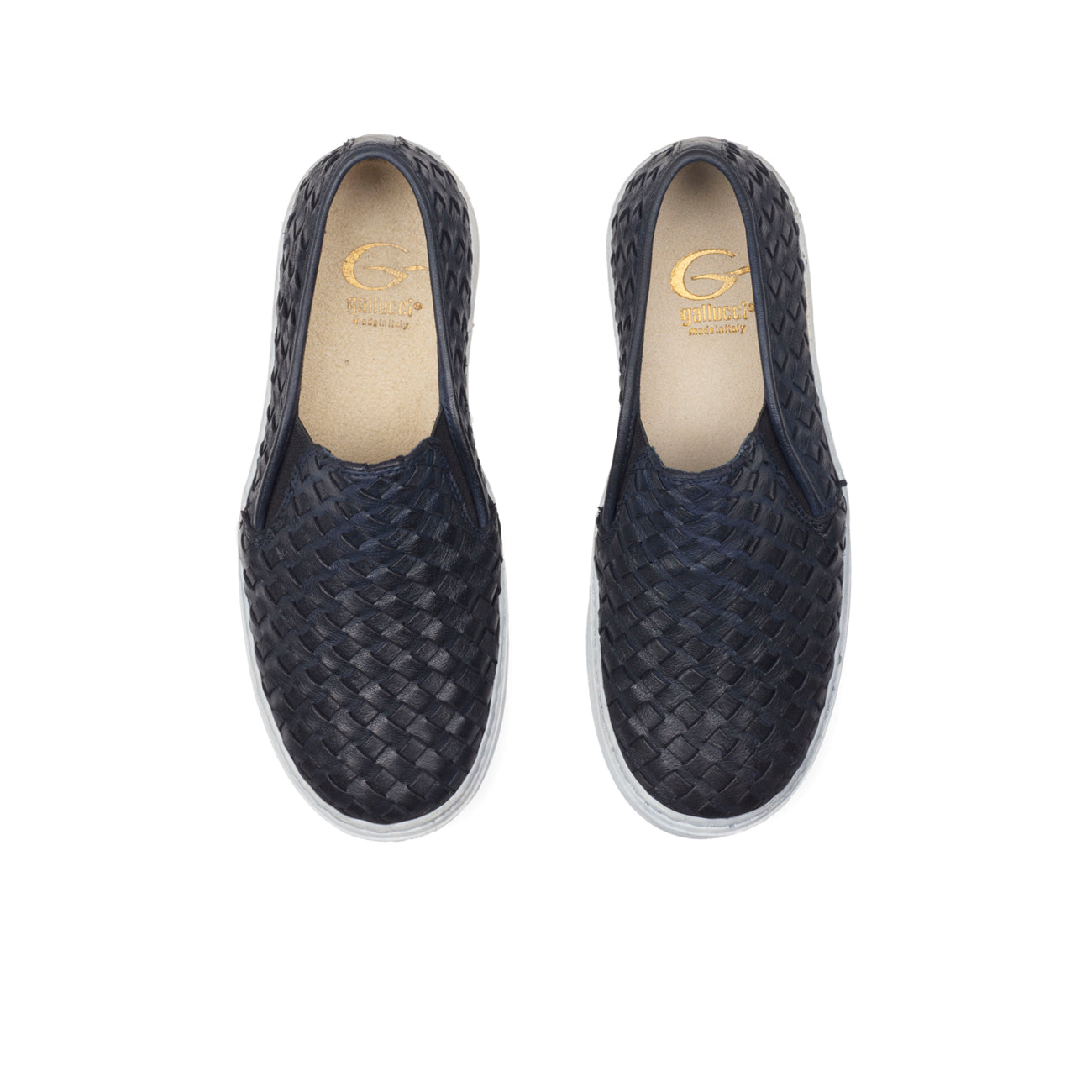 Slip on blue calf leather “Tinto Capo"