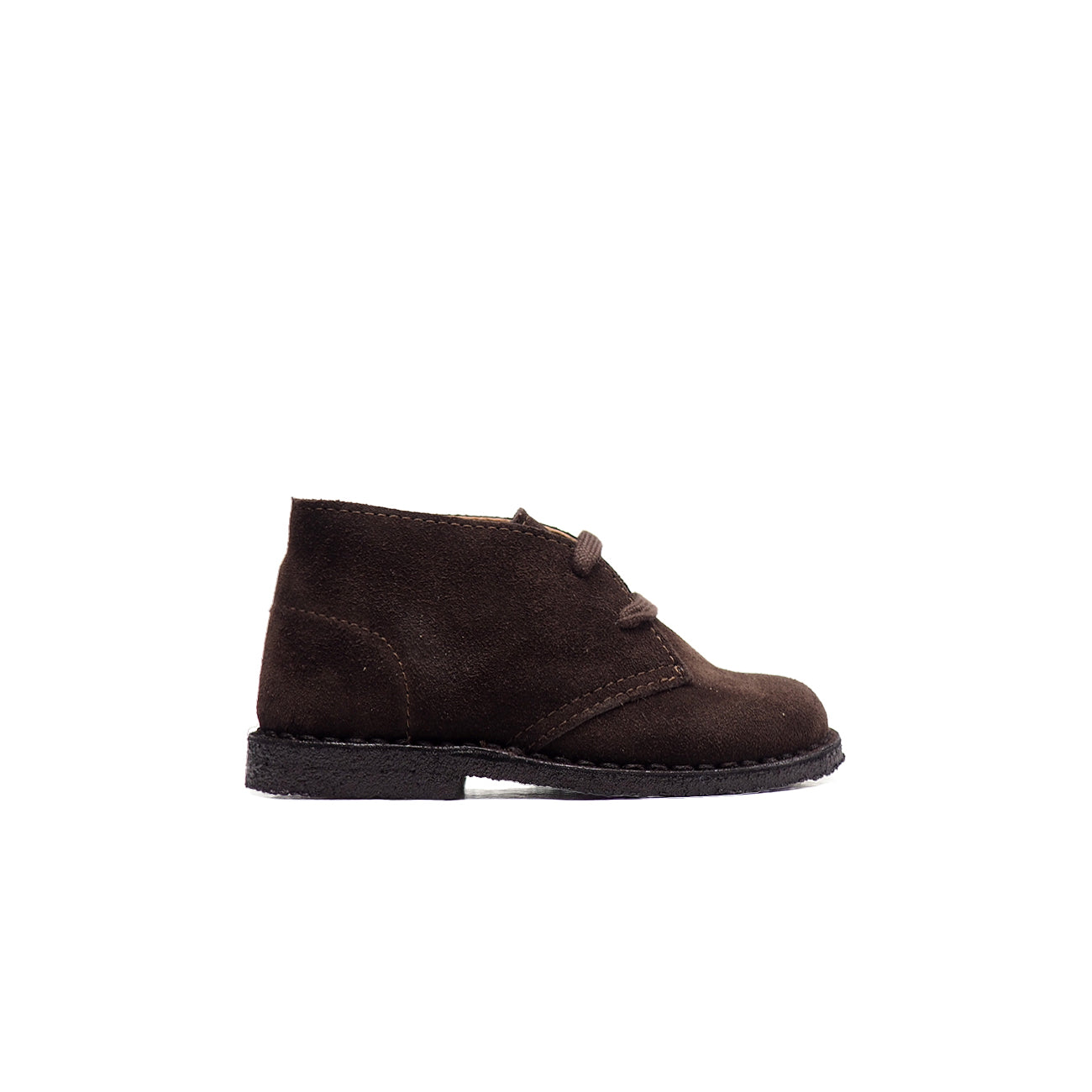 desert boot in brown suede