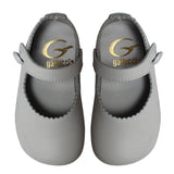 Newborn Shoes in White Calfskin Leather