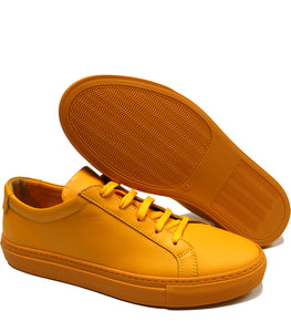 Yellow sun sneakers