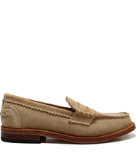 Carica l&#39;immagine nel visualizzatore di Gallery, Suede boat shoes ton-sur-ton taupe
