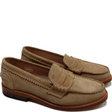 Suede boat shoes ton-sur-ton taupe