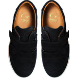 Sneakers in Blue Suede Leather