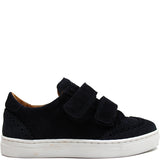 Sneakers in Blue Suede Leather