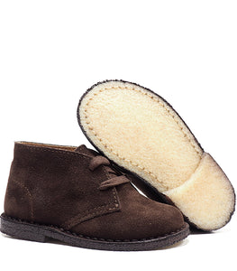 Brown desert shoes