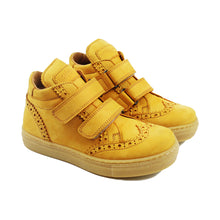 Load image into Gallery viewer, High-top Sneakers in yellow nubuk
