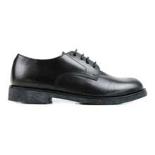 Load image into Gallery viewer, Derby in black calf leather and rubber sole
