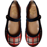 Vintage Check Ballerina