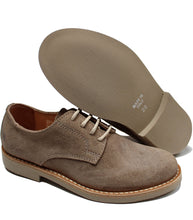 Carica l&#39;immagine nel visualizzatore di Gallery, Natural derby in taupe suede
