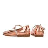 Ballerina with Platinium Calfskin Leather