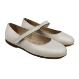 Ballerinas in Beige Calfskin Leather