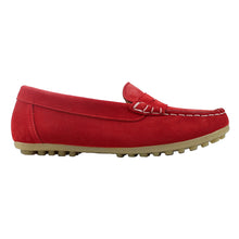 Load image into Gallery viewer, Mocassin in red suede
