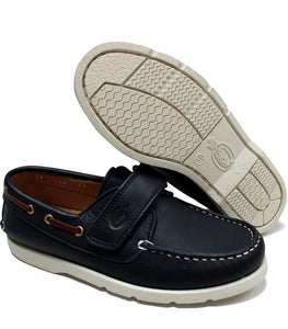 Blue loafers