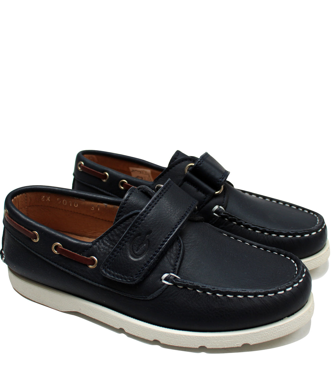 Blue loafers