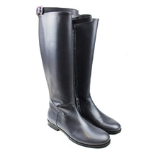Carica l&#39;immagine nel visualizzatore di Gallery, Riding Boots in dark grey calf and buckle
