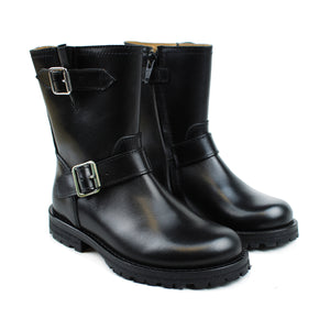 Biker Boots in black leather
