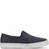 Slip on blue calf leather “Tinto Capo"