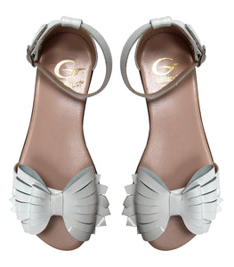 White sandals