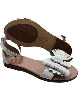 White sandals