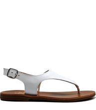 Load image into Gallery viewer, White leather sandals
