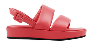 Sandal oleandro in nappa leather with back strap