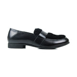Penny Loafers in Black Polished Calfskin Leather