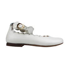 Carica l&#39;immagine nel visualizzatore di Gallery, Ballerina in beige calf leather and ankle strap
