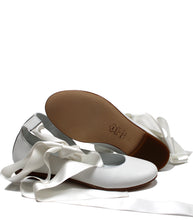 Load image into Gallery viewer, White ballerina with laces
