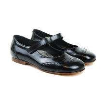 Load image into Gallery viewer, Ballerina in black shiny calf
