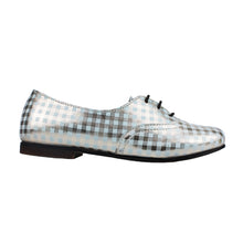Load image into Gallery viewer, Derby in white/gold checks
