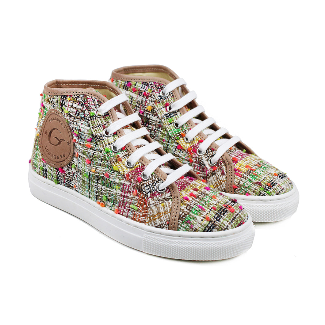 High-top Sneaker in fabric