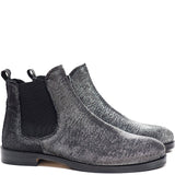 Chelsea Boots in Black Lurex Leather