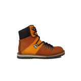Boots in Tan Calfskin and Suede Leather