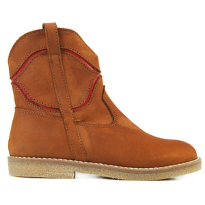Toddler Ankle Boots in Tobacco Nubuk