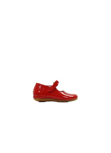 Toddler Ballerina in Red Patent Leather