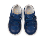 Sneakers in Nappa Leather with Velcro Strap
