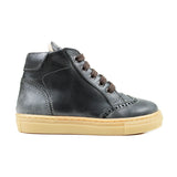 Sneaker alta primi passi in pelle