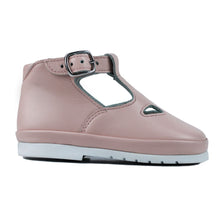 Load image into Gallery viewer, Pink toddler shoes with rubber sole
